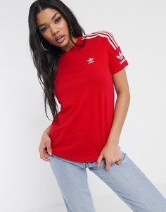 Красная футболка adidas Originals-Красный