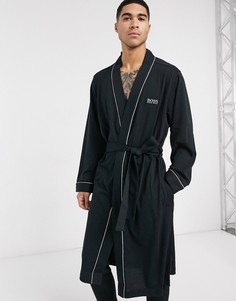 Черный халат BOSS bodywear
