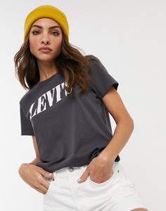 Футболка с логотипом в стиле 90-х Levis Perfect-Черный Levis®