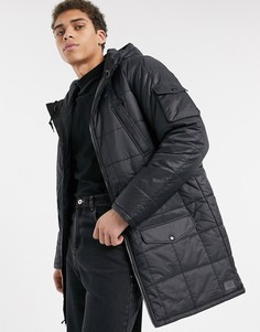 Черное мужское пальто Vans-Черный