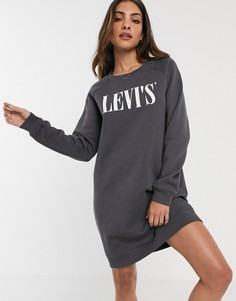 Платье-свитшот с логотипом Levis-Черный Levis®