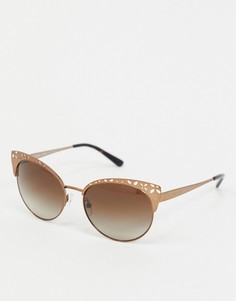 Солнцезащитные очки \"кошачий глаз\" Michael Kors-Золотой