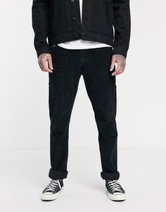 Черные суженные книзу вельветовые брюки Levis 502-Черный Levis®