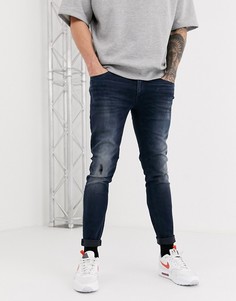 Синие джинсы скинни Jack & Jones Intelligence-Синий