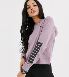 Худи фиолетового цвета короткого кроя Puma эксклюзивно для ASOS-Фиолетовый