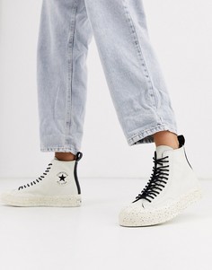 Высокие кеды кремового цвета Converse Chuck 70-Кремовый