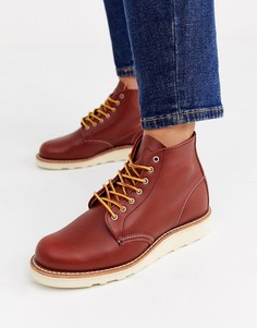 Кожаные ботинки с круглым носом Red Wing 6 Inch-Коричневый