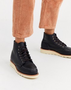 Кожаные ботинки в стиле мокасин Red Wing 6 Inch-Черный