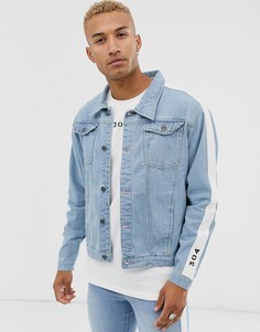 Джинсовая куртка с кантом 304 Clothing-Синий