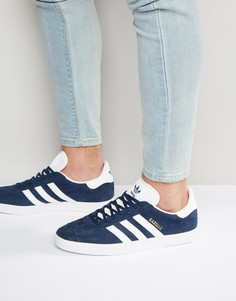 Темно-синие кроссовки adidas Originals Gazelle BB5478-Темно-синий
