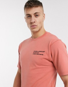 Свободная футболка рыжего цвета River Island-Красный