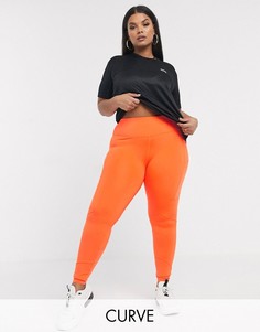Леггинсы с моделирующим эффектом ASOS 4505 Curve-Оранжевый