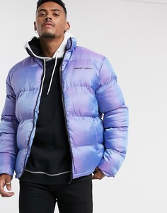 Фиолетовая дутая oversize-куртка Night Addict-Фиолетовый