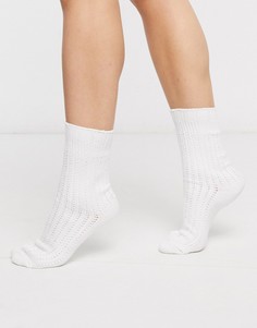 Ажурные носки Free People-Кремовый