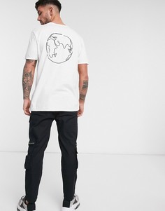 Белая футболка с принтом New Look-Белый
