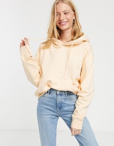 Светло-желтый oversize-худи Weekday