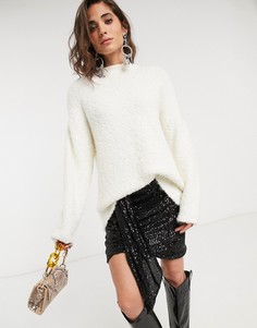 Джемпер цвета слоновой кости Topshop-Кремовый