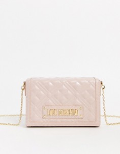 Стеганая сумка через плечо Love Moschino-Розовый