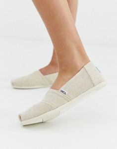 Классические парусиновые туфли TOMS-Бежевый