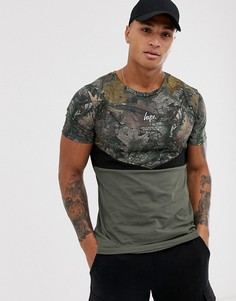Камуфляжная футболка Hype-Зеленый