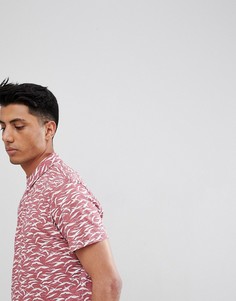 Поло с принтом Tom Tailor-Розовый