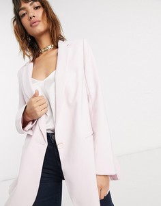 Свободный пиджак с двумя разрезами Closet-Розовый