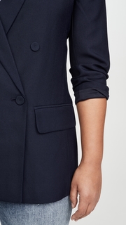 Club Monaco Self Covered Button Blazer