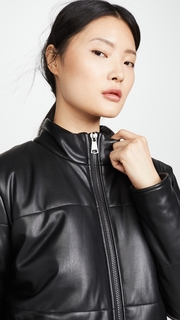 David Lerner Bella Vegan Crop Puffer