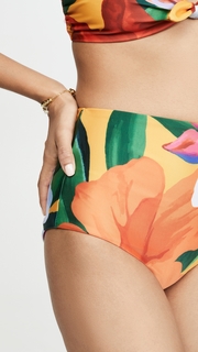 Mara Hoffman Lydia High Waisted Bikini Bottoms