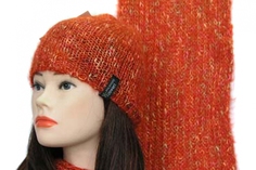 Шарф женский Enrico Coveri ART-1067 COL-0992 оранжевый