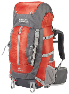 Туристический рюкзак Nova Tour Кондор 90 л серый/терракотовый