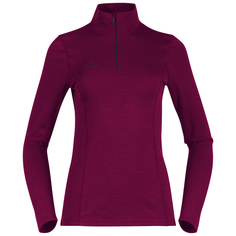 Футболка Bergans Akeleie Lady Half Zip женская малиновый, S