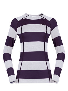 Футболка Bergans Fjellrapp Lady Shirt женская фиолетовый, L