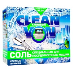 Соль для посудомоечных машин Clean Von всех типов соль 750 г Чистый мир
