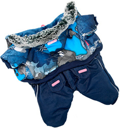 Комбинезон для собак FOR MY DOGS, женский, розовый, FW702-2019 M 22