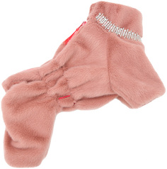 Комбинезон-шубка для собак FOR MY DOGS, женский, розовый, FW724-2019 F 22