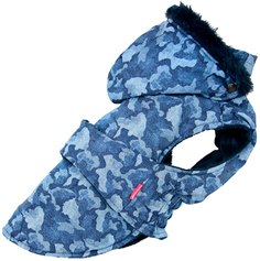 Попона для собак FOR MY DOGS, унисекс, синяя, FW784-2019 12