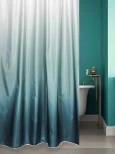 Штора для ванной BATH PLUS ROSY DOWN dark green