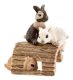 Фигурка животного Schleich Кролики играют