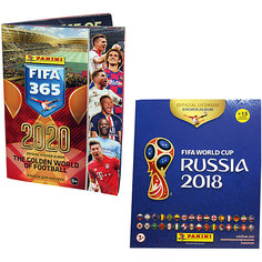 Альбом Panini FIFA 365-2020 и Альбом Panini Чемпионат Мира по Футболу FIFA 2018