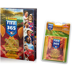 Альбом Panini FIFA 365 - 2020 и блистер с наклейками, 60 пакетиков в блистере