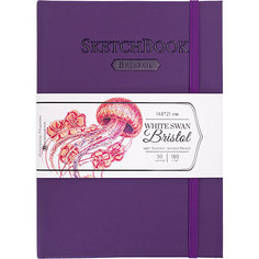 Скетчбук Малевичъ Bristol Touch для графики и маркеров, фиолетовый
