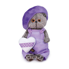 Мягкая игрушка Budi Basa Кот Басик в лиловом, 30 см