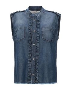 Джинсовая рубашка Elisabetta Franchi Jeans