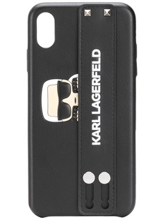 Karl Lagerfeld чехол Ikonik Karl для iPhone XS Max