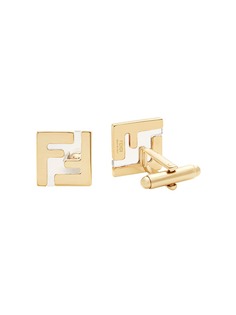 Fendi запонки с логотипом FF