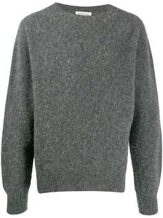 YMC свитер свободного кроя с круглым вырезом