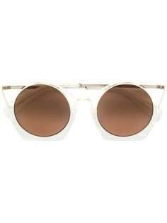 Yohji Yamamoto circle gradient sunglasses