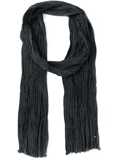 Saint Laurent шарф в горошек