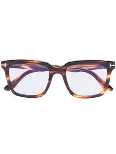 Tom Ford Eyewear солнцезащитные очки Marco черепаховой расцветки
